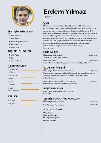 Doktor Cv Örnekleri cv indir